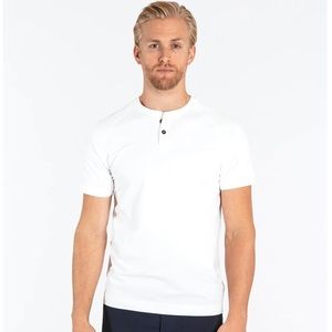 Public Rec White Henley Medium